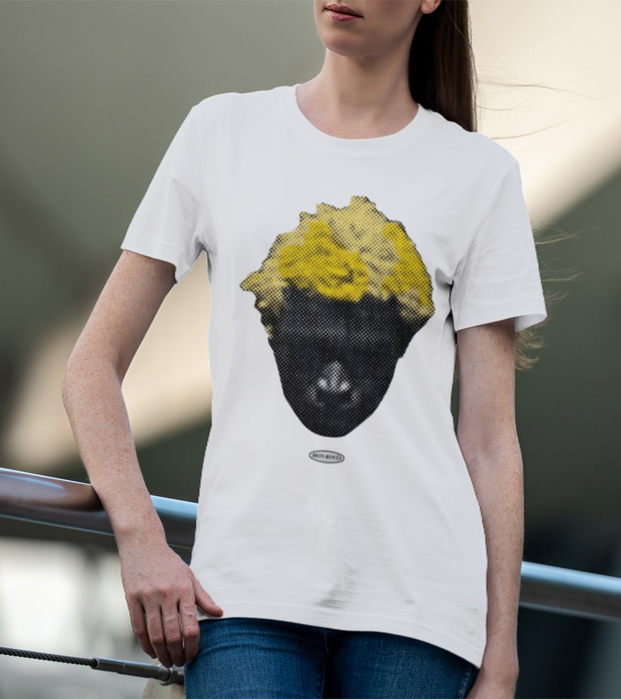 Mon Rovia Boy Yellow Hair Pop Art Style T-Shirt