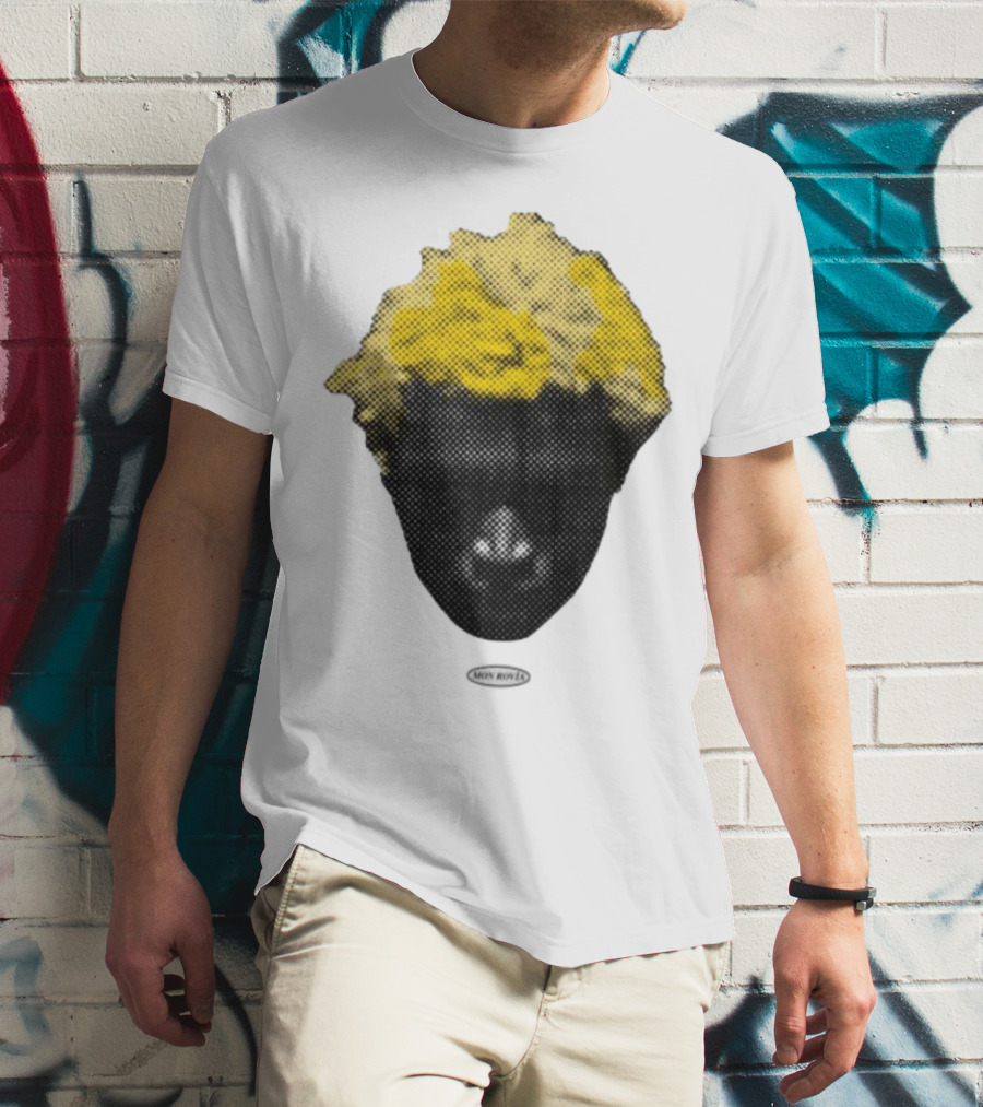 Mon Rovia Boy Yellow Hair Pop Art Style T-Shirt