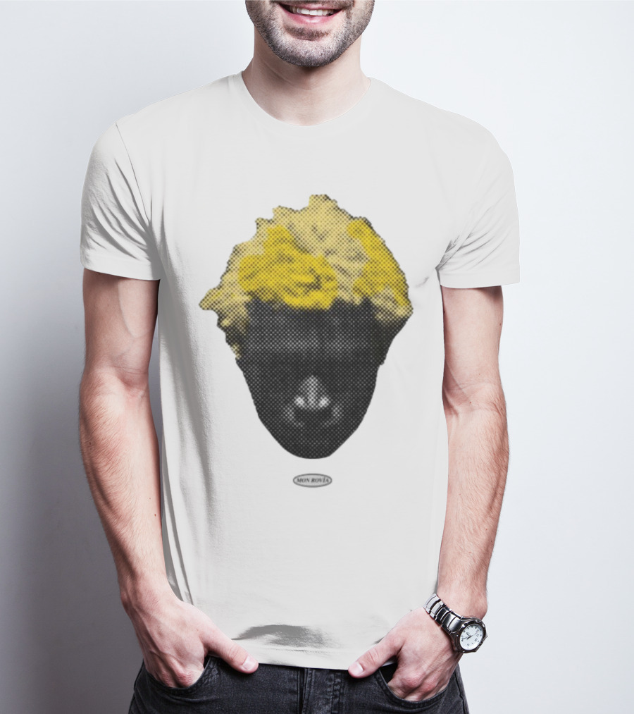 Mon Rovia Boy Yellow Hair Pop Art Style T-Shirt