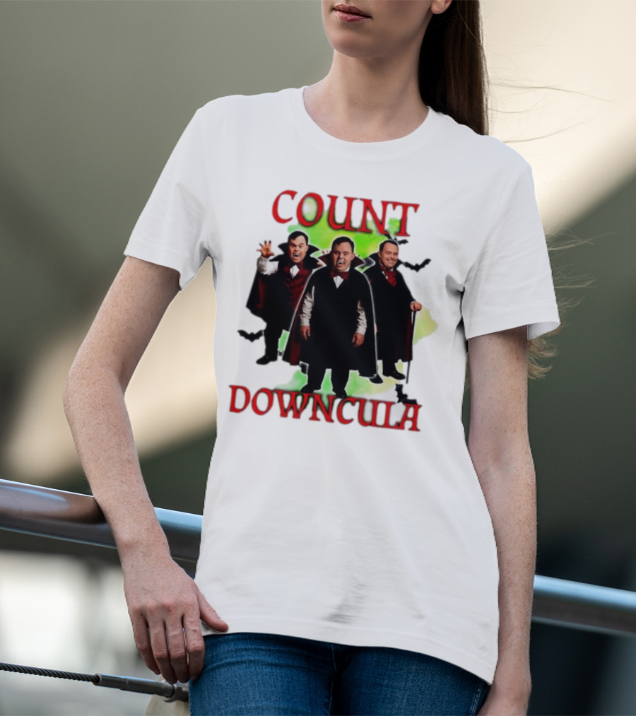 Count Downcula Halloween Vampire Costume Trio T-Shirt