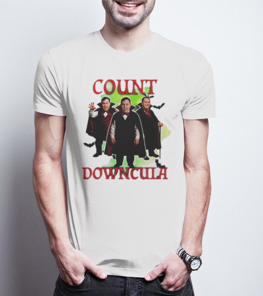 Count Downcula Halloween Vampire Costume Trio T-Shirt