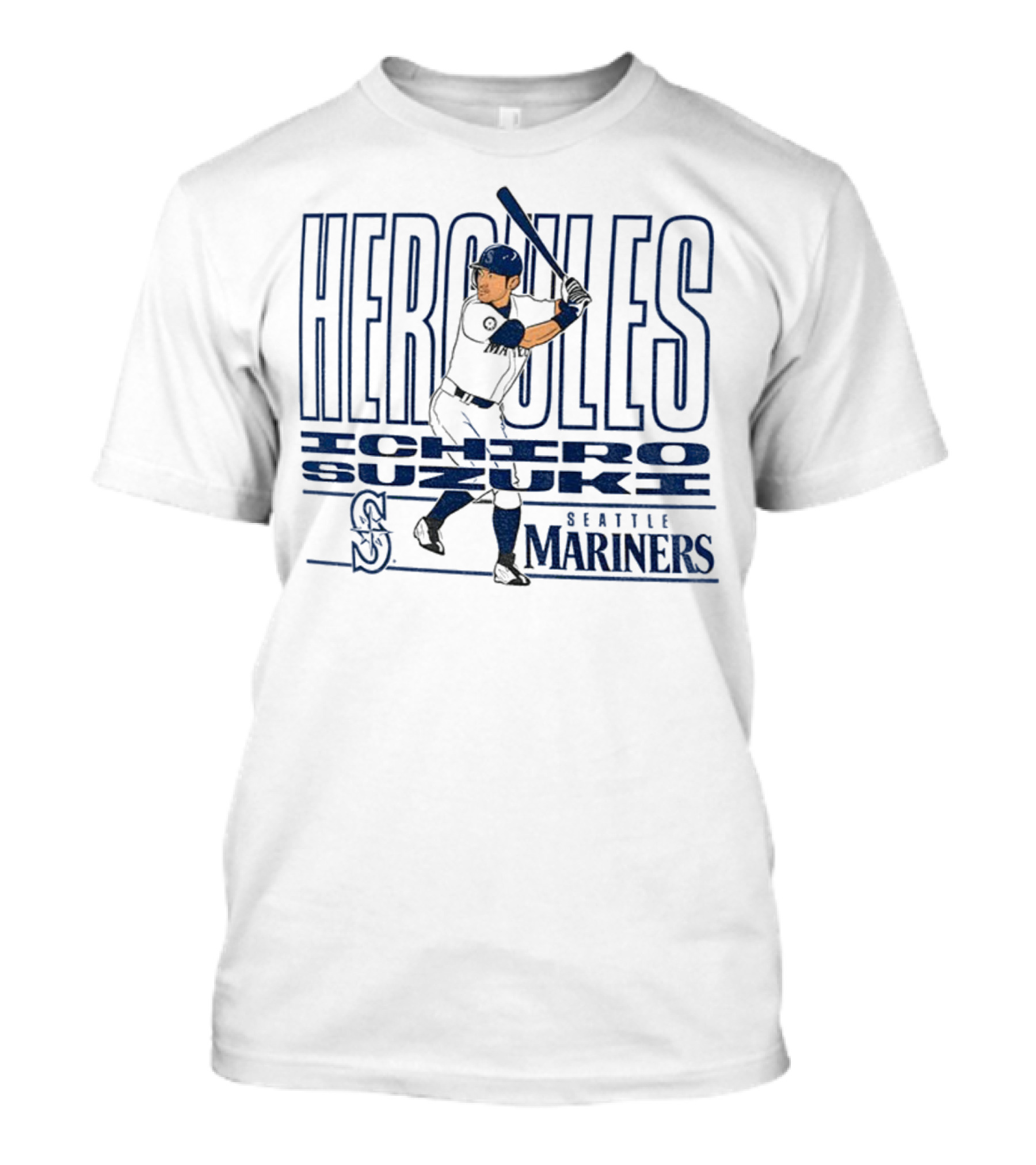 Hercules Ichiro Suzuki Seattle Mariners MLB Baseball Player 2025 T-Shirt