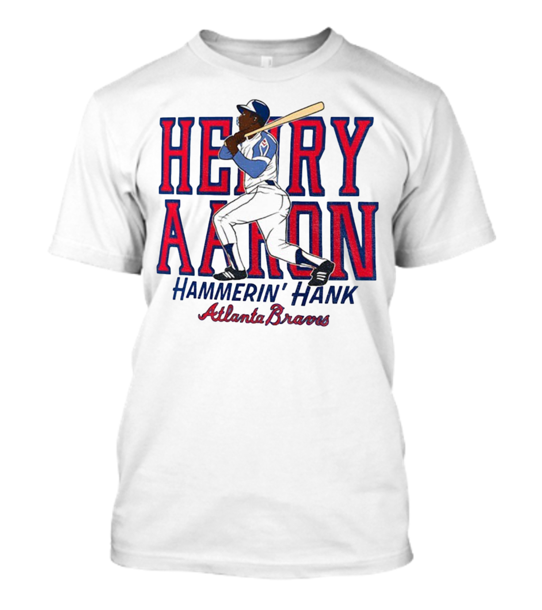 Hank Aaron Hammerin’ Hank Atlanta Braves MLB Baseball 2025 T-Shirt
