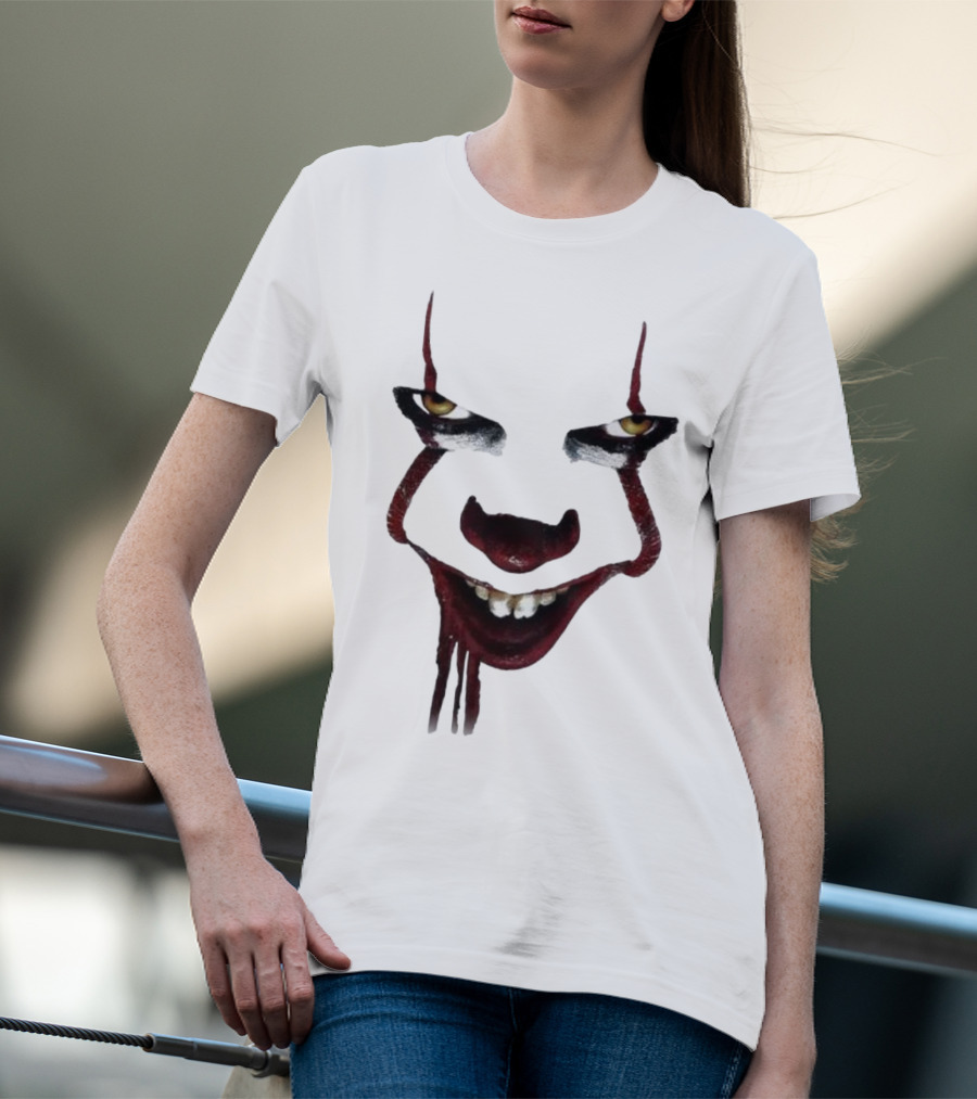 Pennywise Clown Face Halloween IT Movie T-Shirt
