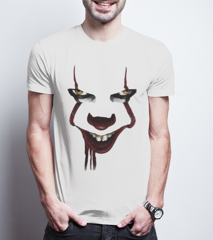Pennywise Clown Face Halloween IT Movie T-Shirt