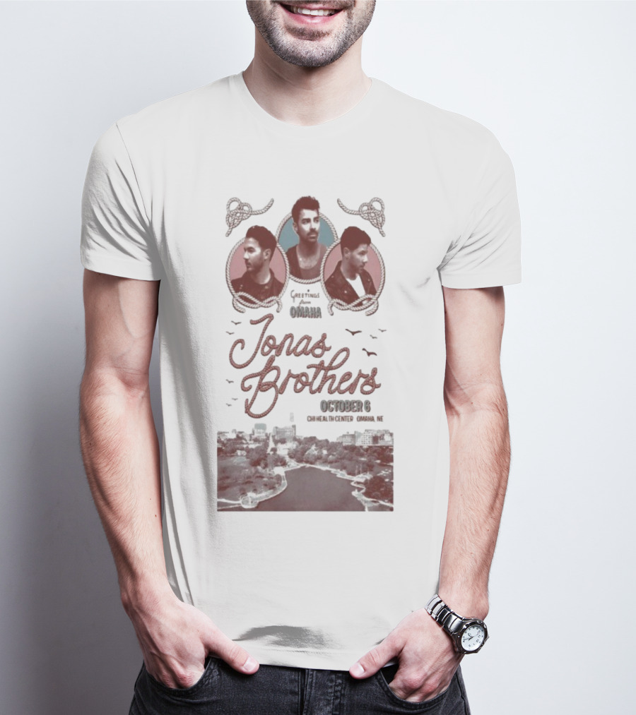 Jonas Brothers October 6 Chi Health Center Omaha NE Event T-Shirt