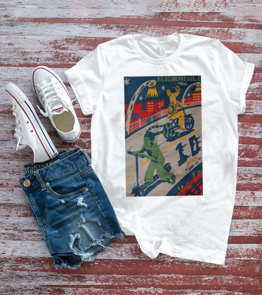 Bloomingdale Trail 10 Years 2015-25 Ramiro Huizar All Star Press Chicago T-Shirt