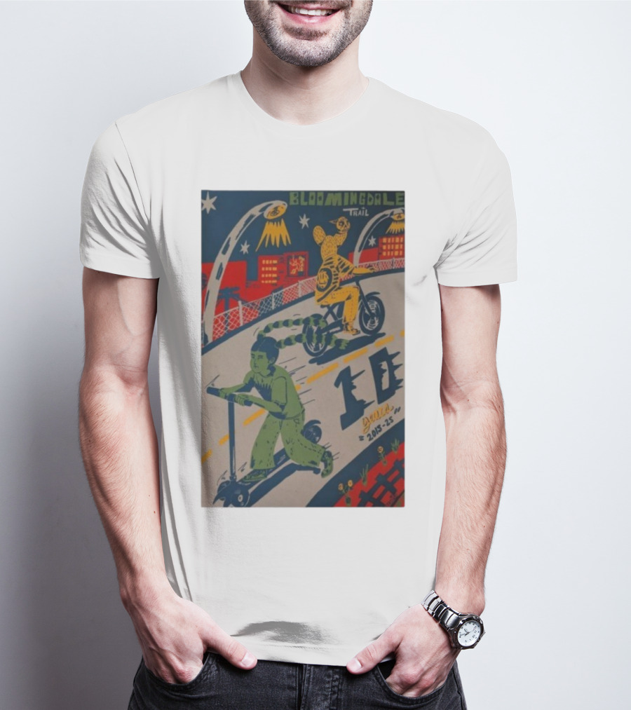 Bloomingdale Trail 10 Years 2015-25 Ramiro Huizar All Star Press Chicago T-Shirt