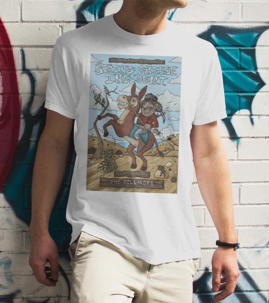 Bill Graham Presents String Cheese Incident The Fillmore San Francisco October 4 2025 Donkey T-Shirt