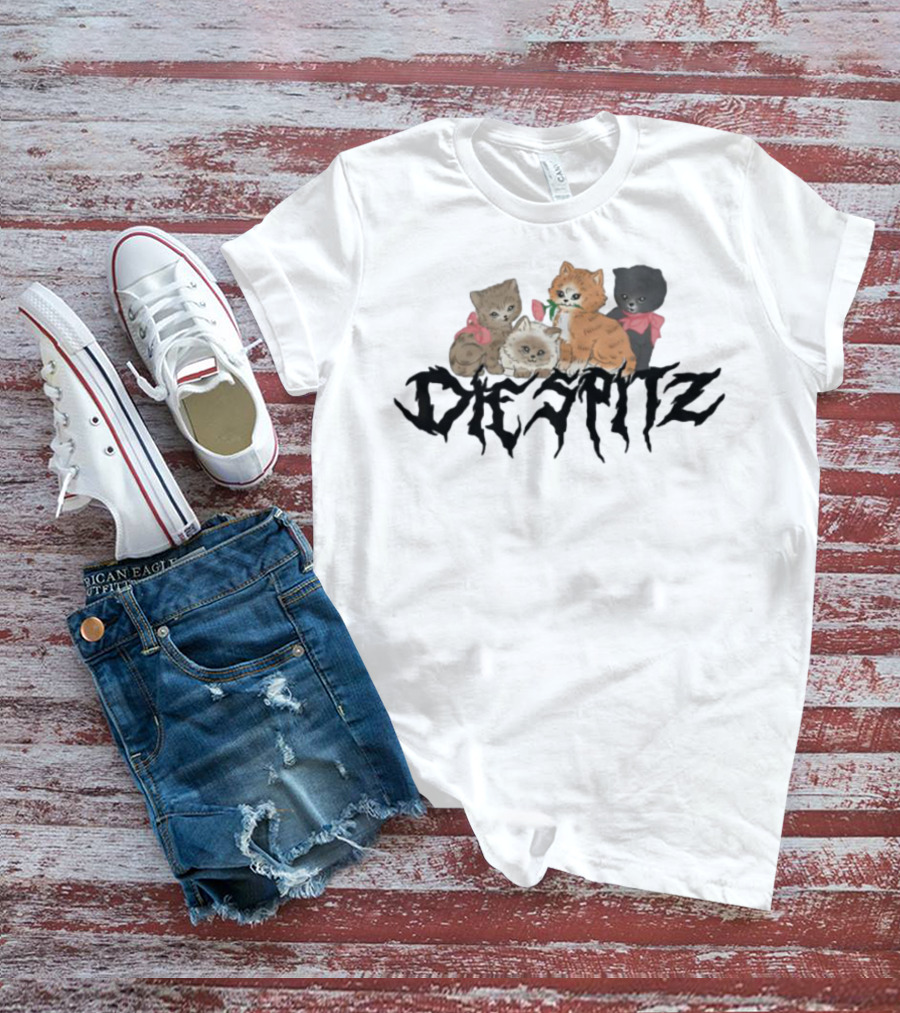 Diespitz Cute Kittens With Bows T-Shirt
