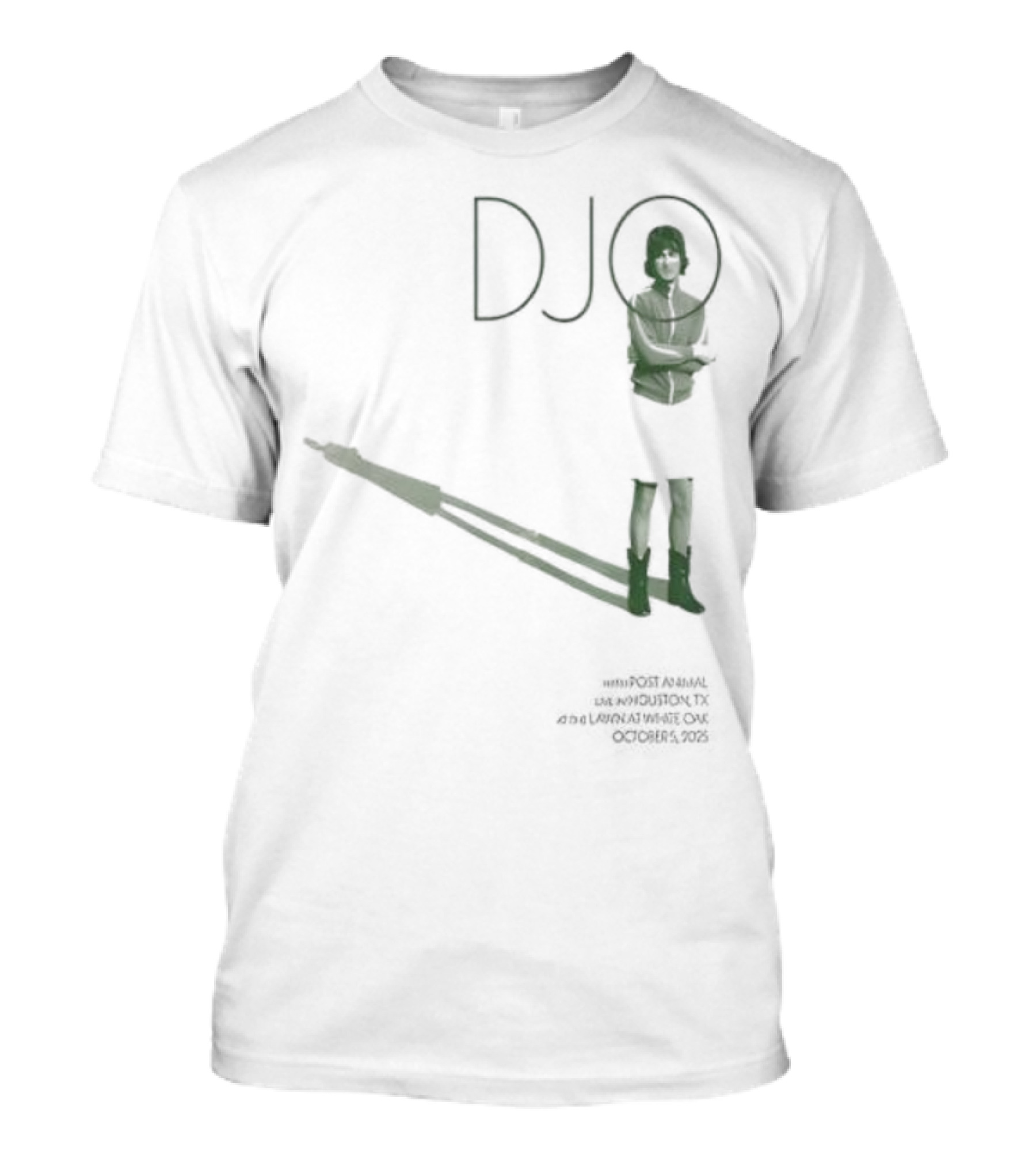 Djo White Oak Music Hall Lawn Oct 05 2025 Retro Style Performance Art T-Shirt