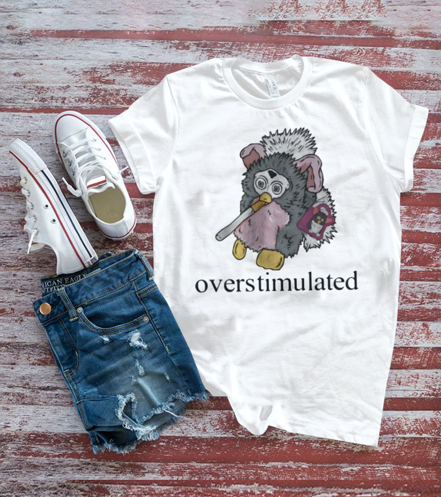 Emotionalclub Furby Overstimulated Smoking Toy Nostalgia T-Shirt