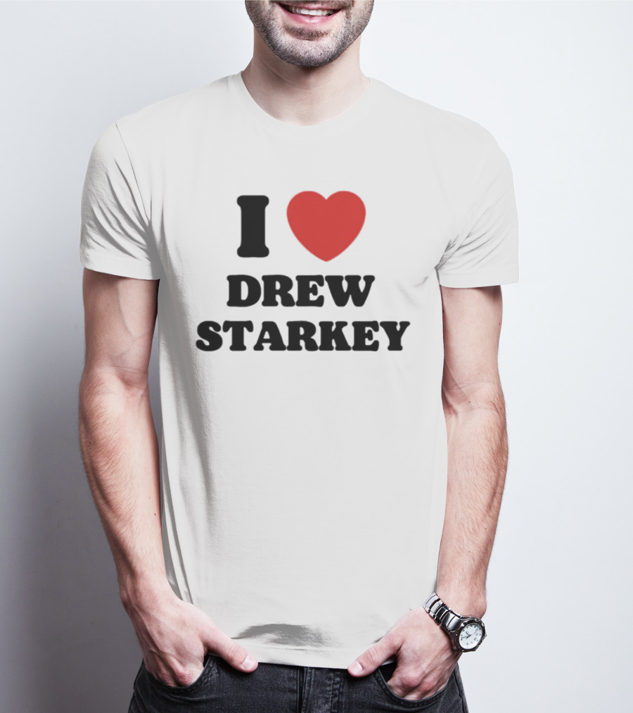 I Love Drew Starkey Red Heart Fan Favorite T-Shirt