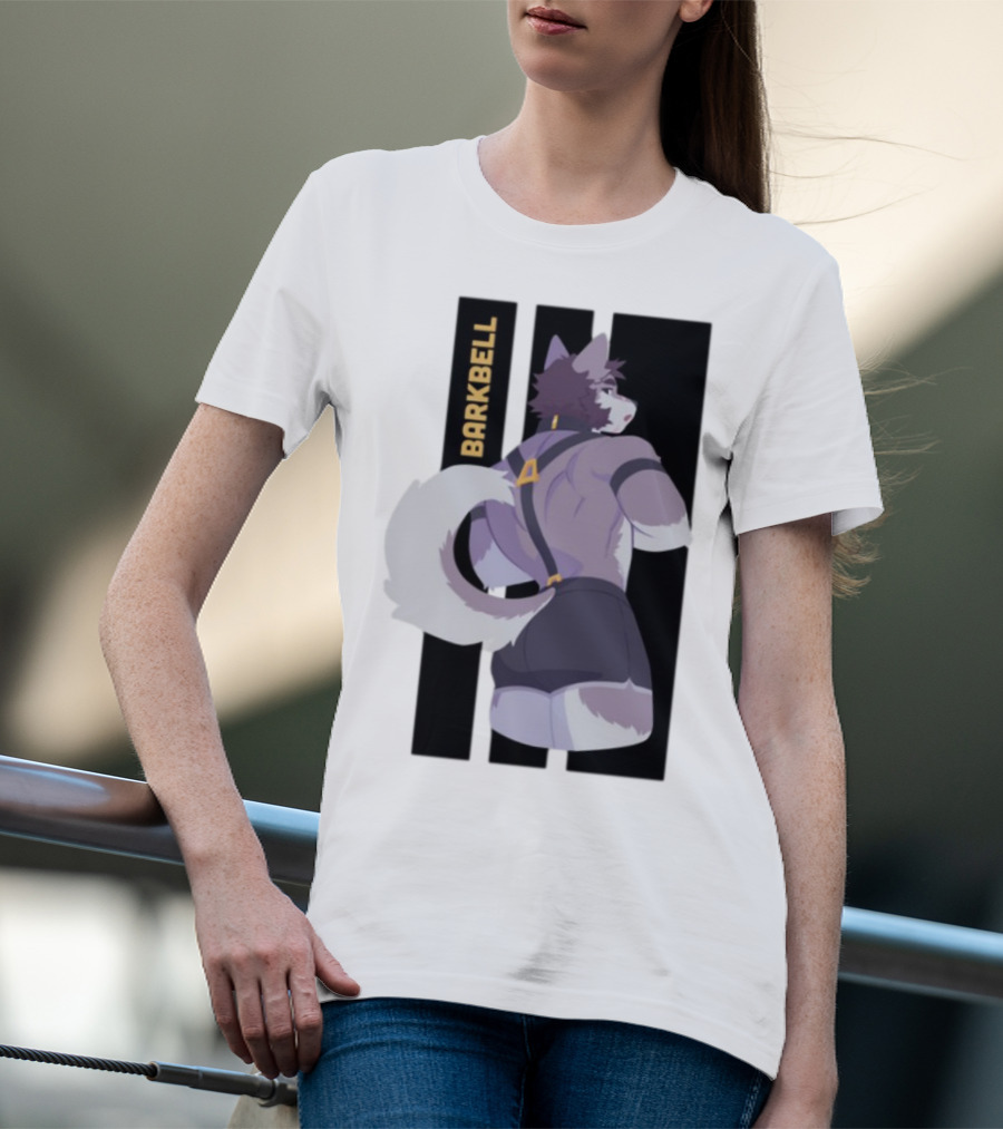 Barkbell Lycan Lifts Ringer Pump Cover Wolf Workout T-Shirt