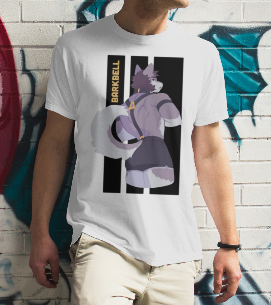 Barkbell Lycan Lifts Ringer Pump Cover Wolf Workout T-Shirt