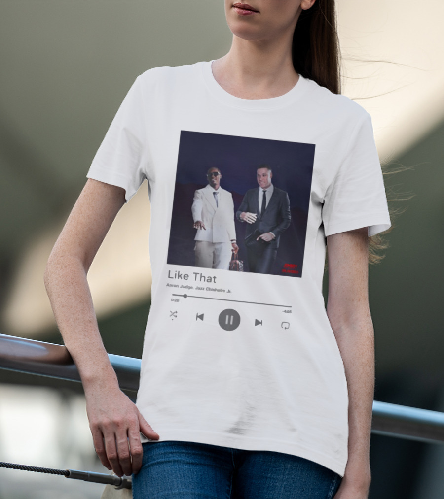 Janky Playlist Like That Aaron Judge Jr. T-Shirt