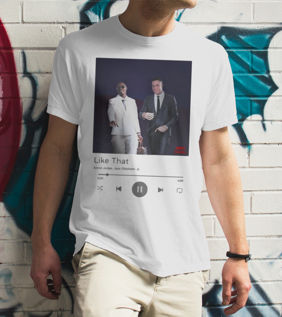 Janky Playlist Like That Aaron Judge Jr. T-Shirt
