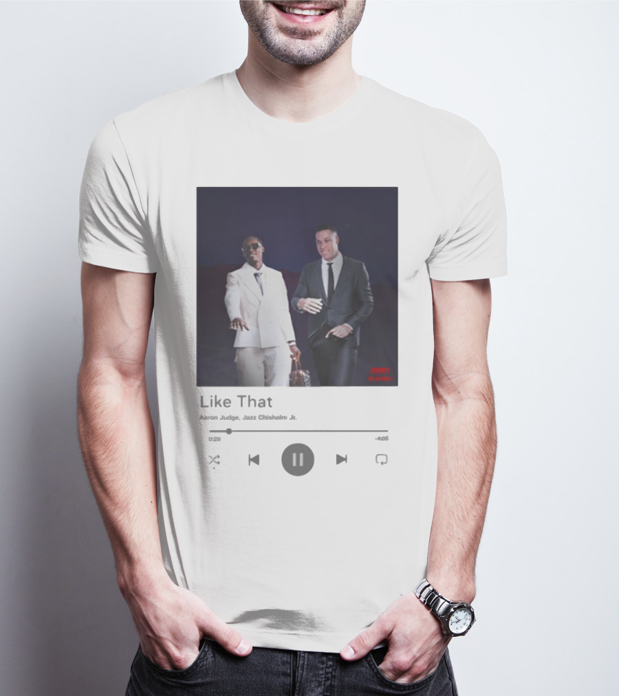 Janky Playlist Like That Aaron Judge Jr. T-Shirt