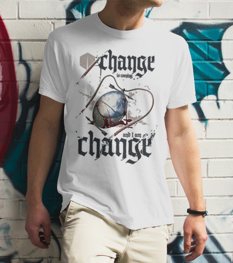 Change Is Coming Exu Divergence Pendant Design T-Shirt