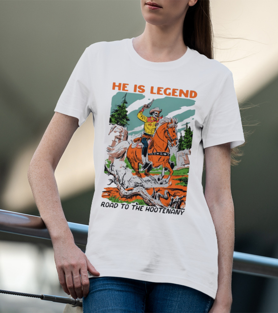 HE IS LEGEND COWBOY BACK TO THE FRONTIERS T-Shirt