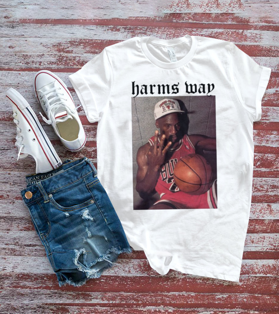 Harm's Way Bulls Basketball Legend 23 Championship Tribute T-Shirt