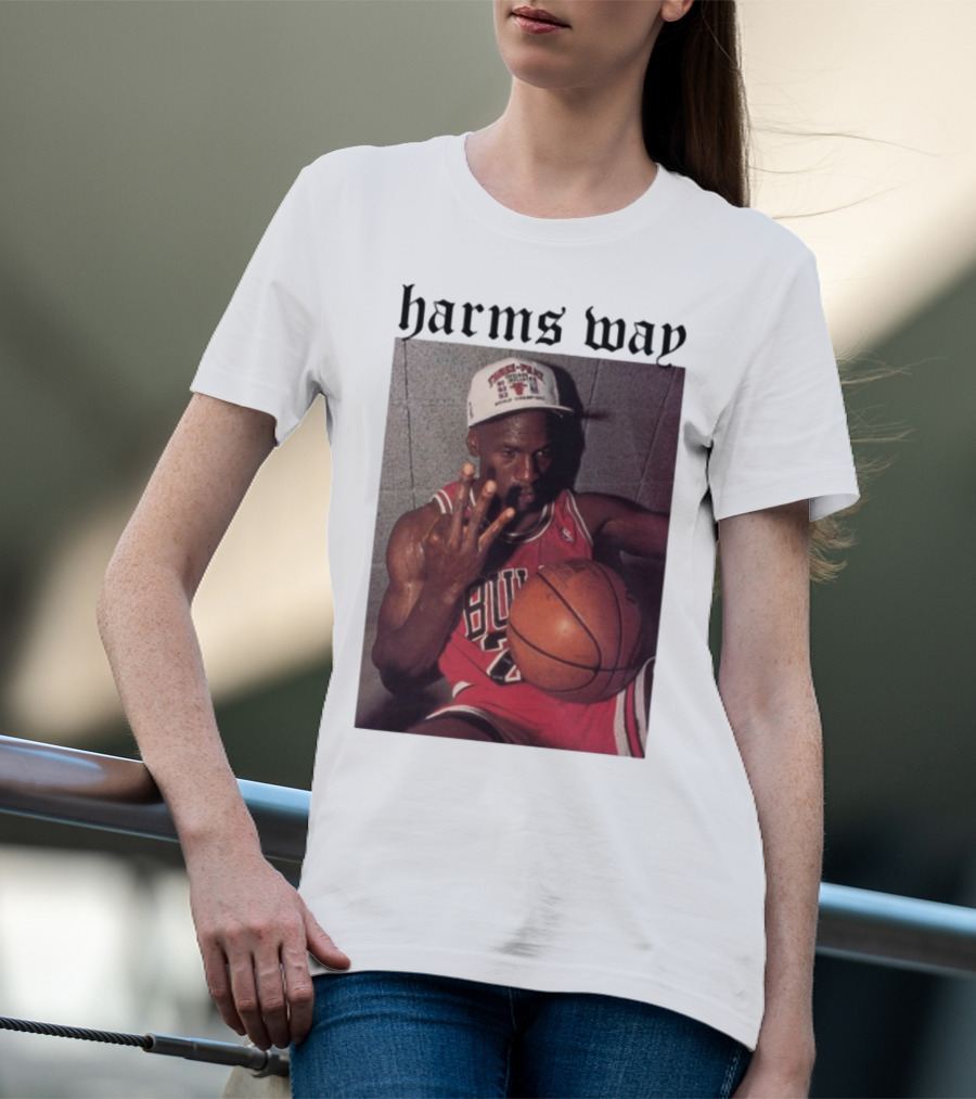 Harm's Way Bulls Basketball Legend 23 Championship Tribute T-Shirt