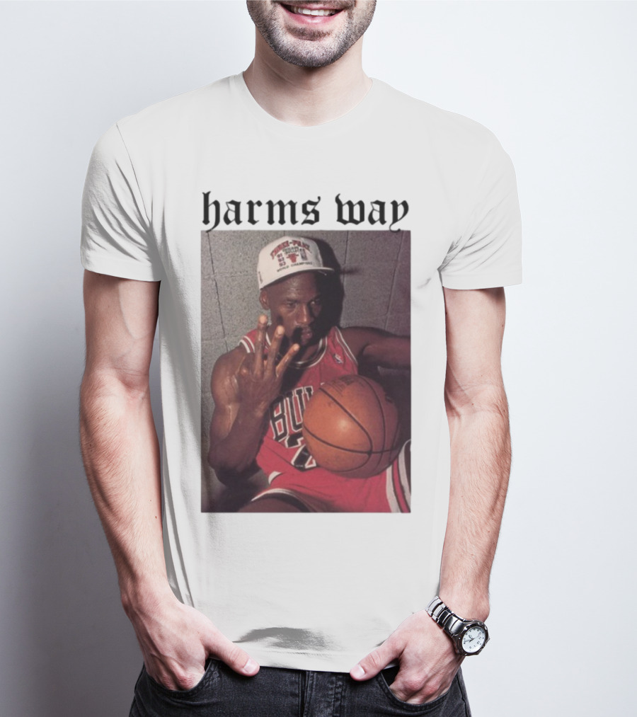 Harm's Way Bulls Basketball Legend 23 Championship Tribute T-Shirt