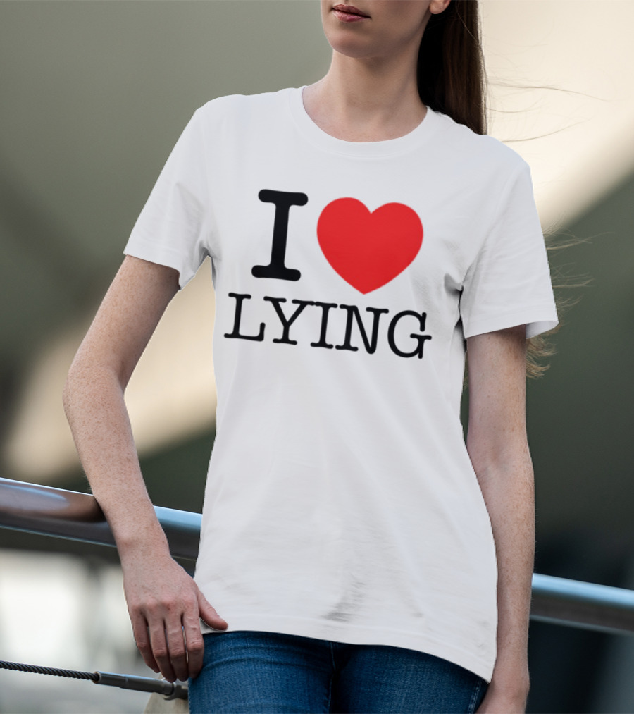 Premi Sterlin I Heart Lying Bold Statement T-Shirt