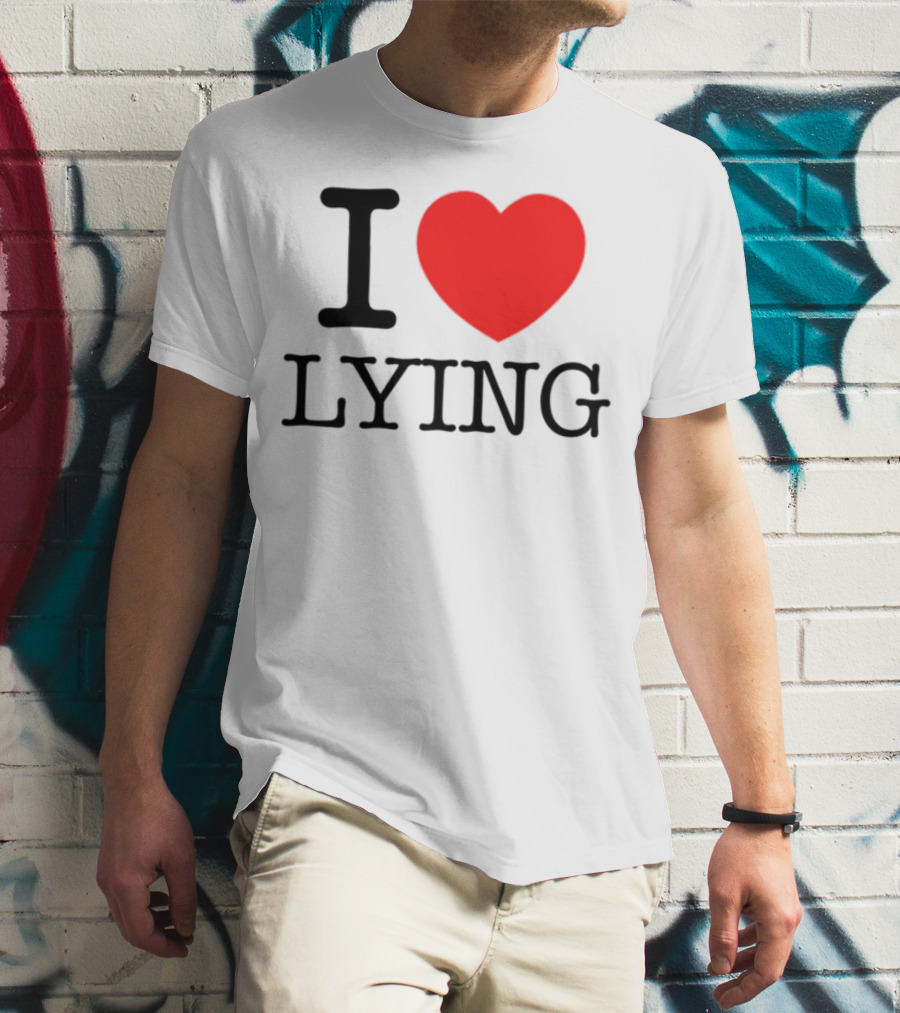 Premi Sterlin I Heart Lying Bold Statement T-Shirt