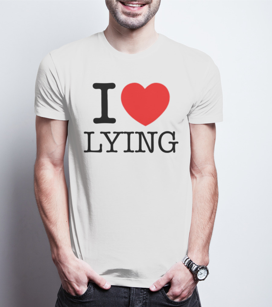 Premi Sterlin I Heart Lying Bold Statement T-Shirt