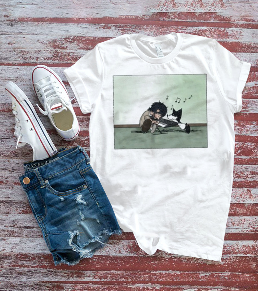 Alex G Playing Piano With Snoopy Peanuts Scene T-Shirt