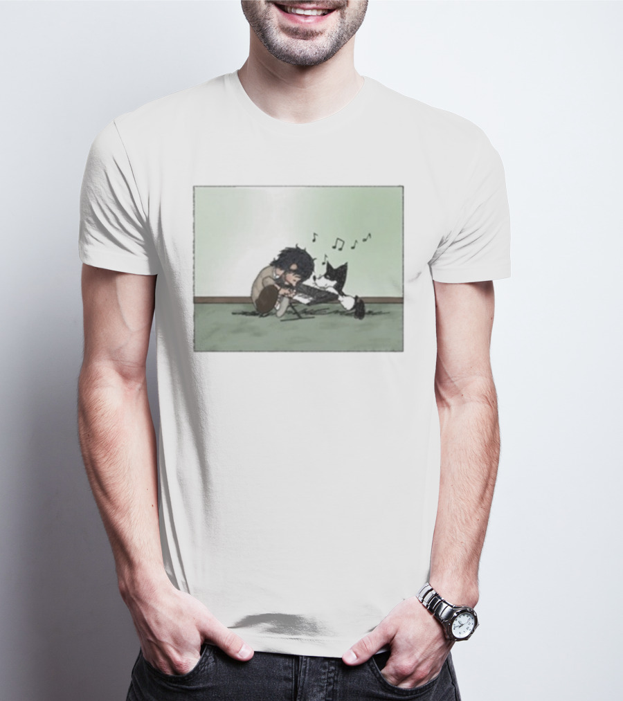 Alex G Playing Piano With Snoopy Peanuts Scene T-Shirt