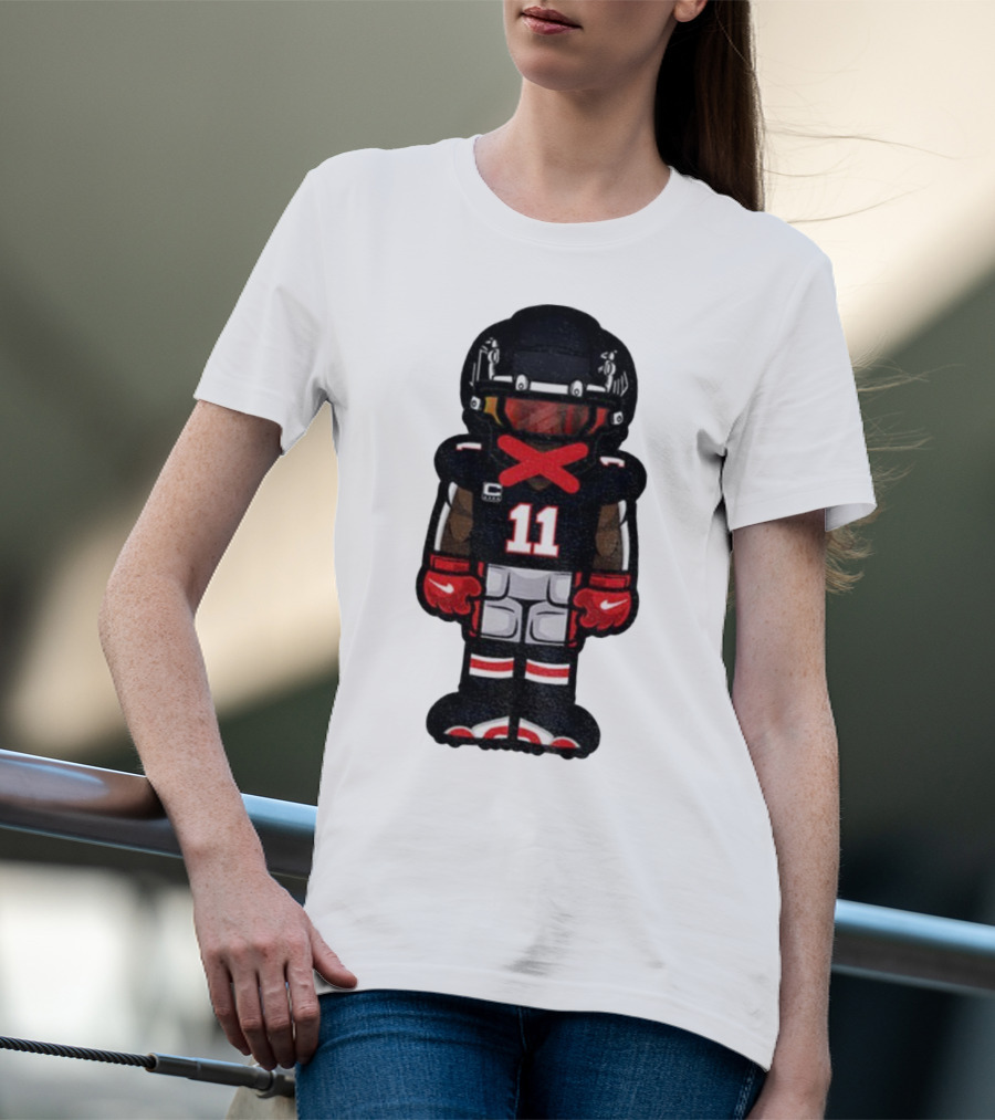 Julio Jones Cartoon Atlanta Falcons NFL 2025 T-Shirt