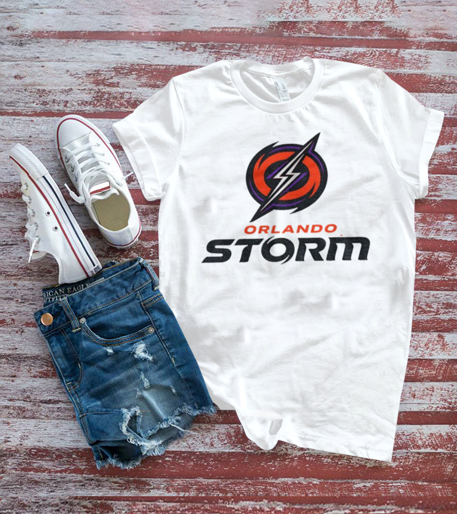 Orlando Storm 2025 Electric Symbol Crest T-Shirt