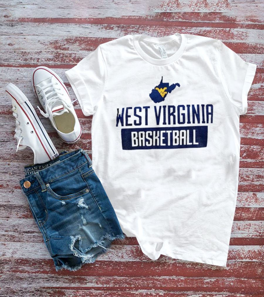 West Virginia Mountaineers Basketball 2025 Iconic Emblem T-Shirt