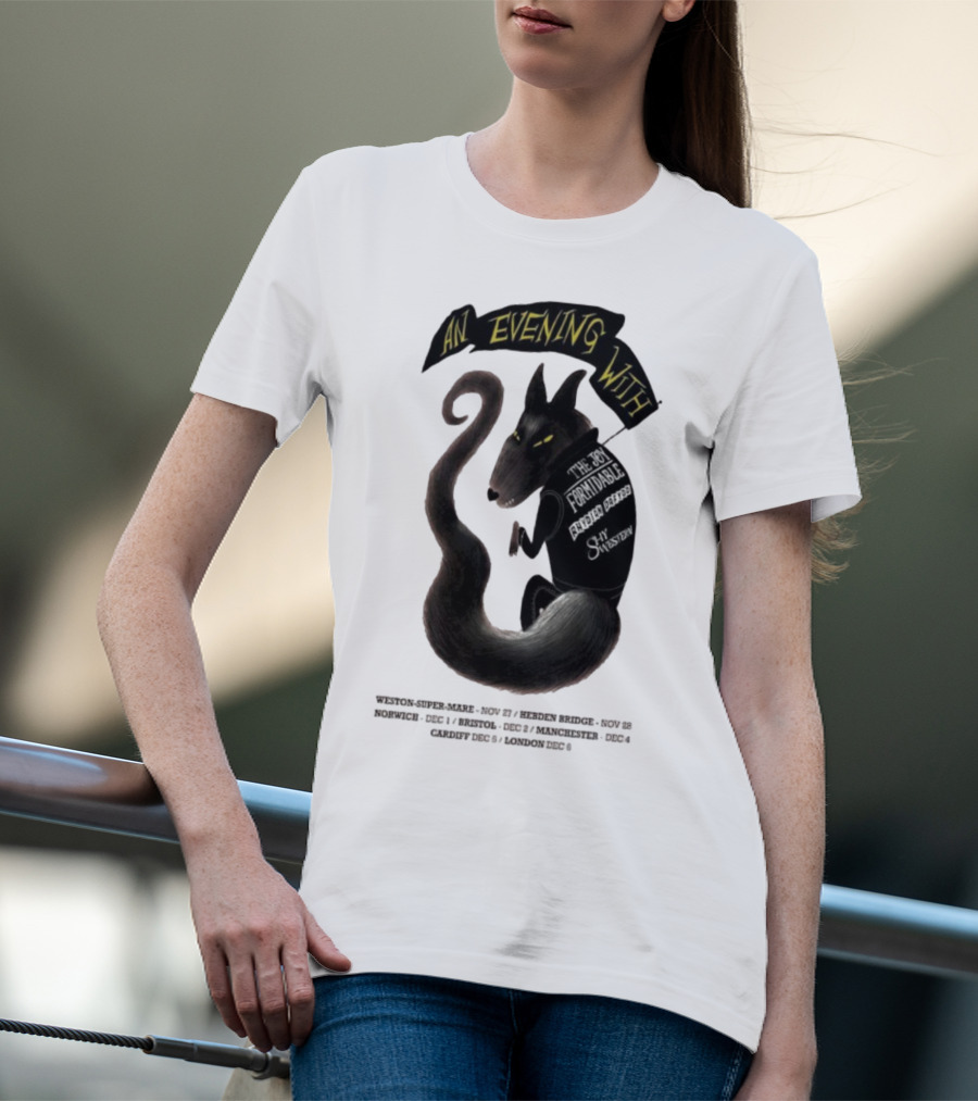 An Evening With The Joy Formidable UK Tour 2025 Weston-Super-Mare Clevedon Bridge Norwich Bristol Manchester Cardiff London T-Shirt