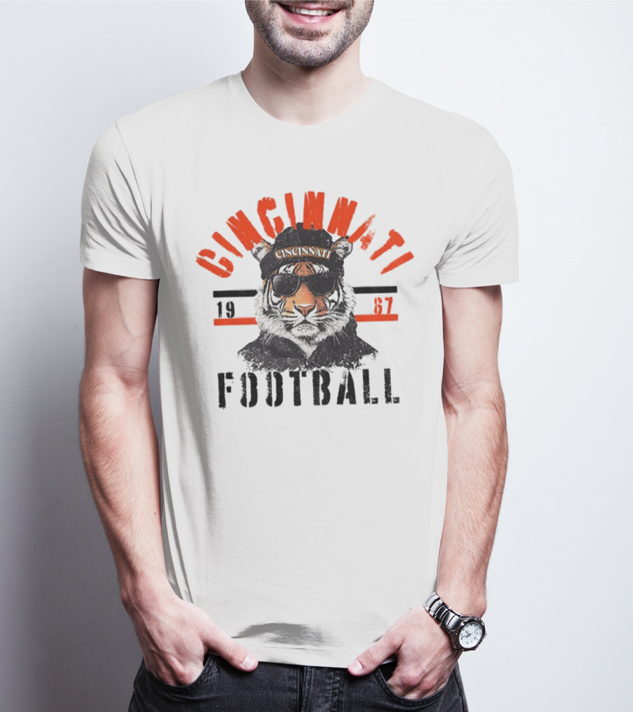 Cincinnati Tiger 1967 Football T-Shirt