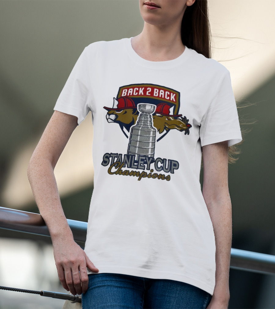 Back 2 Back Florida Panthers Stanley Cup Champions T-Shirt