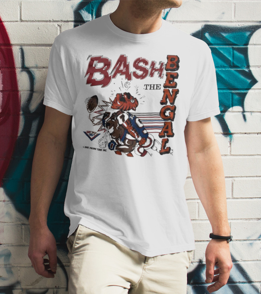 Bash The Bengal Football Rivalry Action T-Shirt