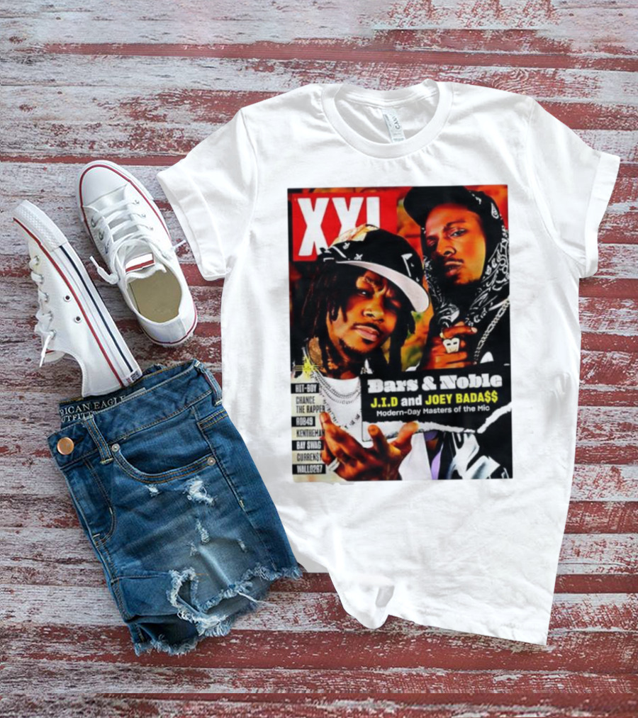 XXL Magazine JID Joey Badass Bars & Noble Modern-Day Masters Of The Mic T-Shirt