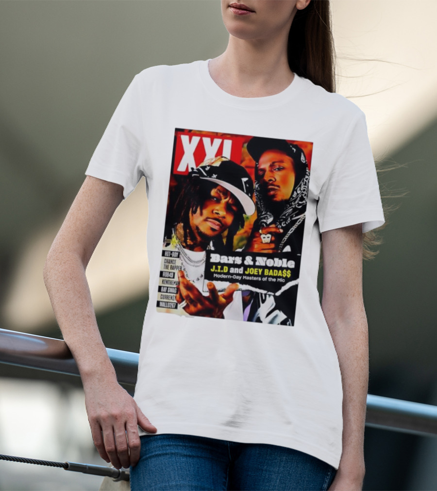 XXL Magazine JID Joey Badass Bars & Noble Modern-Day Masters Of The Mic T-Shirt