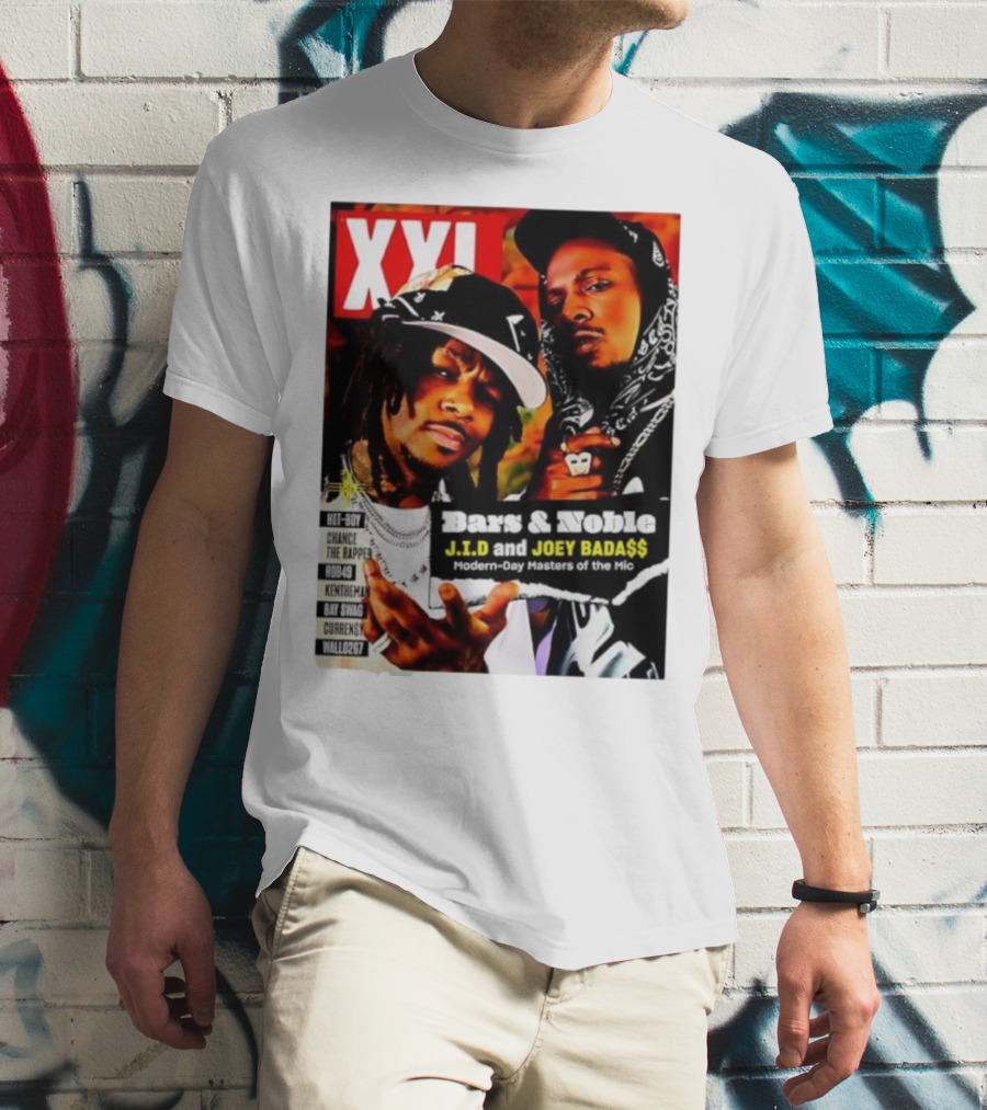 XXL Magazine JID Joey Badass Bars & Noble Modern-Day Masters Of The Mic T-Shirt
