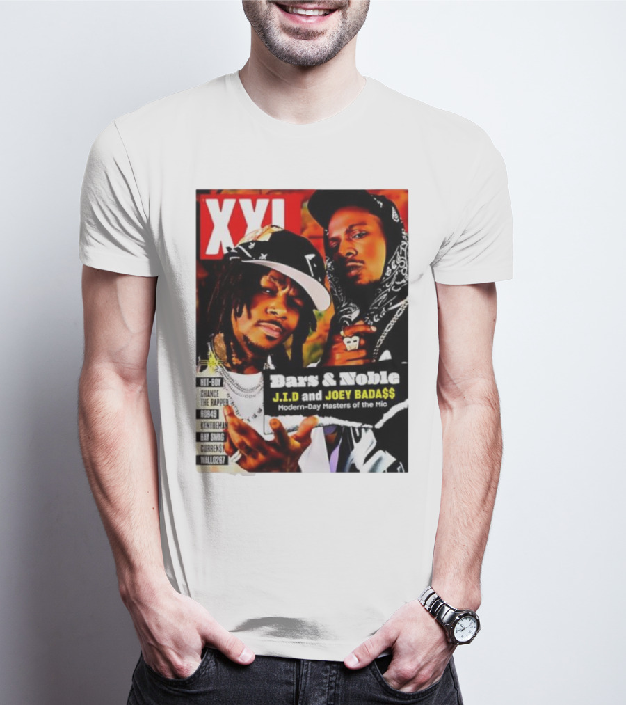 XXL Magazine JID Joey Badass Bars & Noble Modern-Day Masters Of The Mic T-Shirt