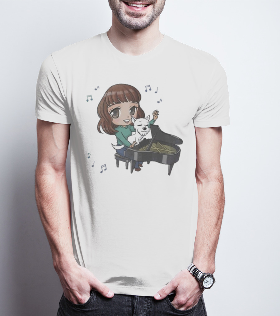 Mark Crilley Kara And Bradford Piano Playing Melody T-Shirt