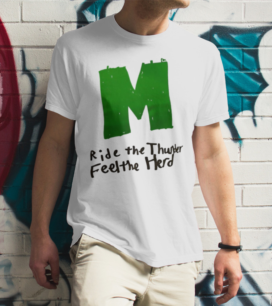 Moorpark Musketeers Ride The Thunder Feel The Herd T-Shirt