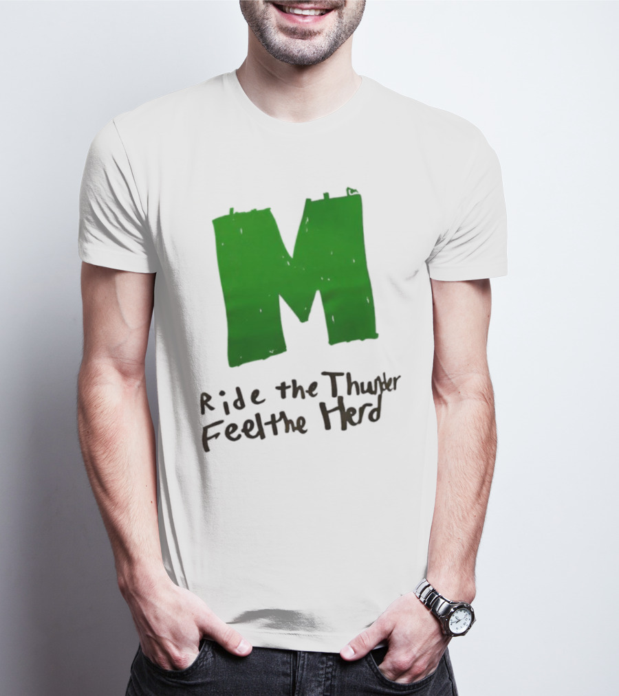 Moorpark Musketeers Ride The Thunder Feel The Herd T-Shirt