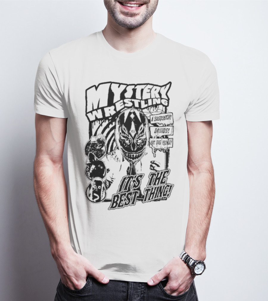 Mystery Wrestling It’s The Best Thing Masked Wrestler T-Shirt