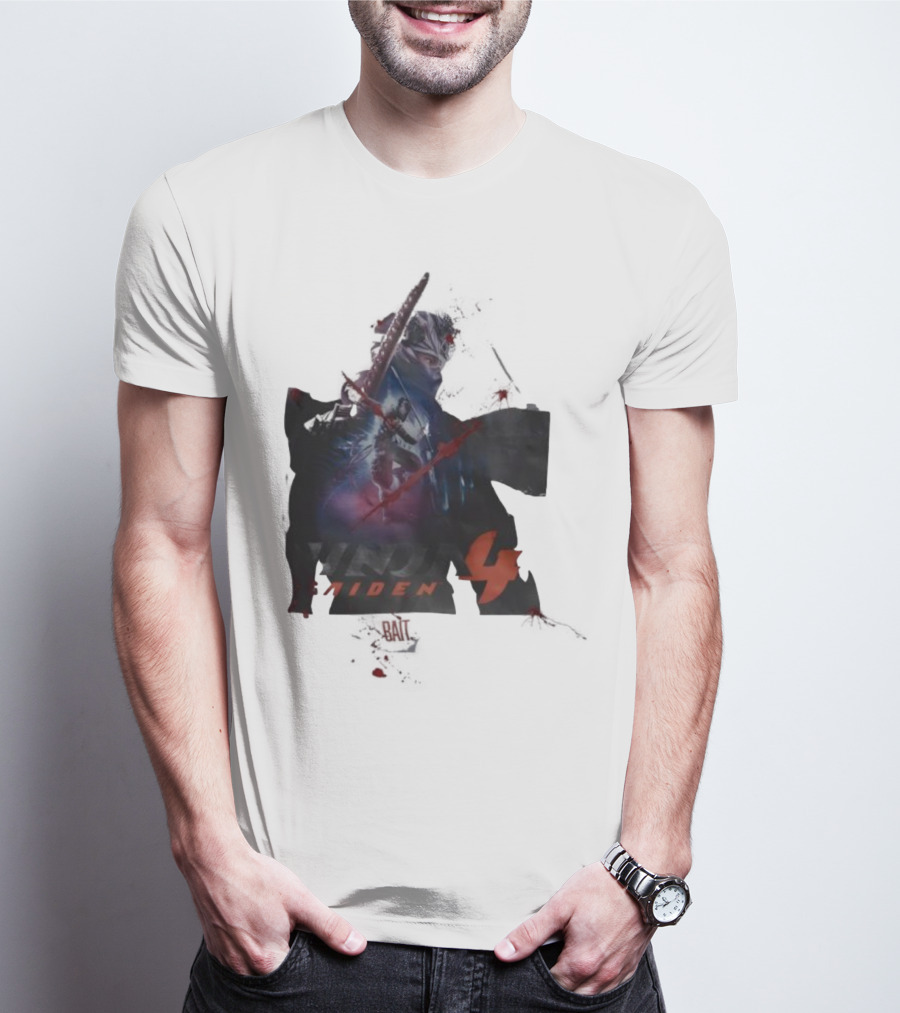 Ninja Gaiden 4 Bait Collaboration Warrior Sword Action T-Shirt