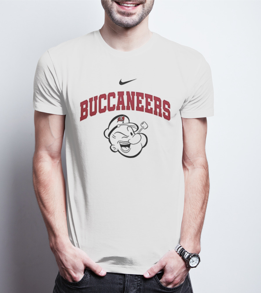 Tampa Bay Buccaneers Buccaneers Popeye I Yam What I Yam Nike T-Shirt