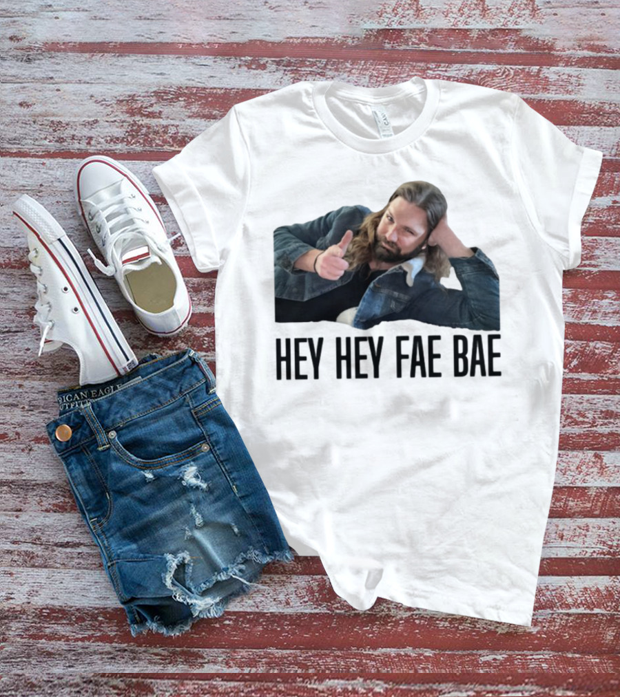 Hey Hey Fae Bae Denim Pose T-Shirt